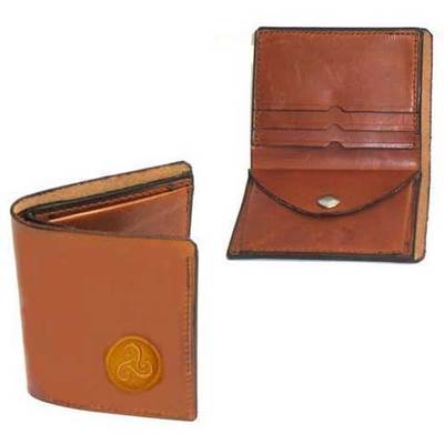 Cartera billetera cuero troquelado trsquel
