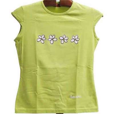  Top ajustable flores - pistacho 