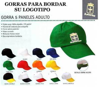 Gorras para bordar con su logotipo o motivo