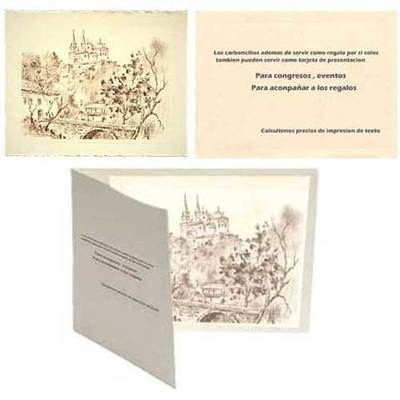 Tarjetas de presentacion o invitacion - Carboncillos