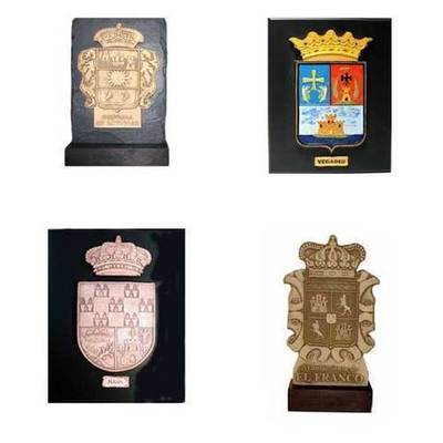 Placas escudos de concejos y logotipos Placas escudos de concejos y logotipos