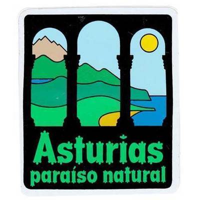 Pegatina Paraíso natural