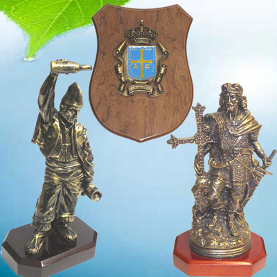 Escudo Asturias, Escanciador y Pelayo
