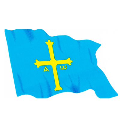 Pegatina Bandera de Asturias