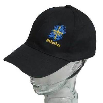 Gorras azul bandera Asturias bordada Gorras azul bandera Asturias bordada
