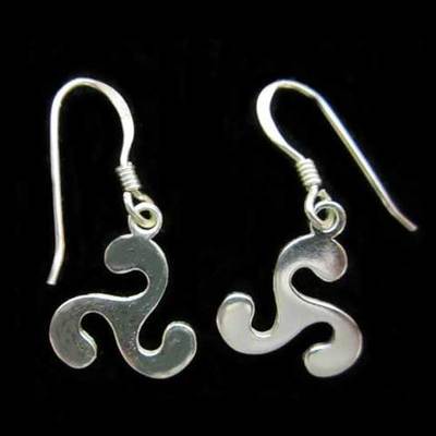 Pendientes trisquel colgar