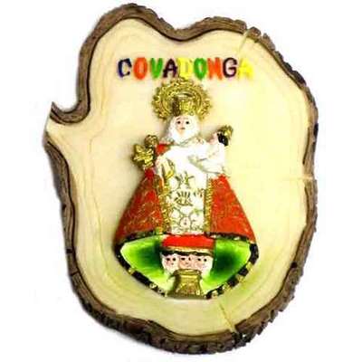  Imán tronco Virgen de Covadonga 
