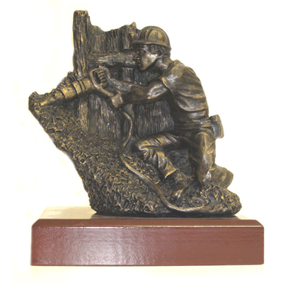 Minero picador pequeños baño bronce Minero picador pequeños baño bronce