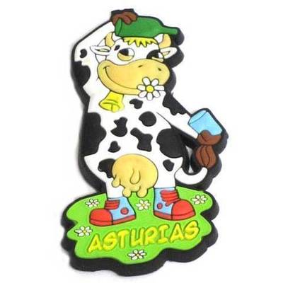  Imán goma Vaca escanciadora 