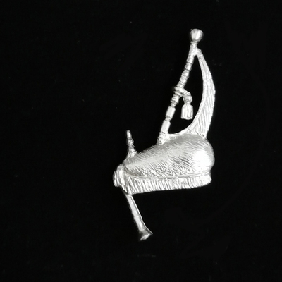 Pin gaita asturiana plata