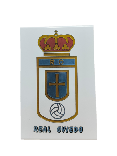 Azulejo escudo Real Oviedo 20x30