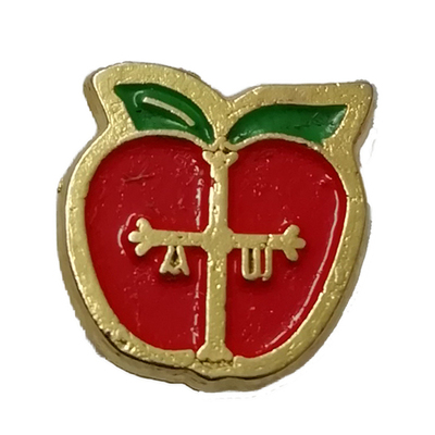 Pin manzana con Cruz de la Victoria