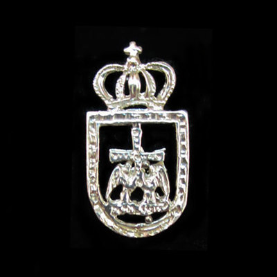 Pin plata escudos de Oviedo