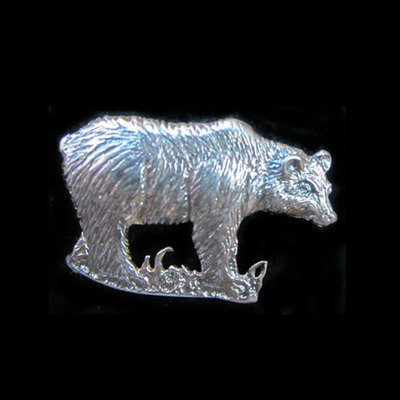 Pin plata Oso