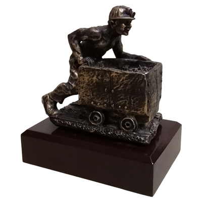 Minero vagonero imitación bronce Minero vagonero imitación bronce