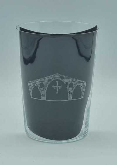 Vaso sidra motivo Puente Cangas de OnÃs Vaso sidra motivo Puente Cangas de OnÃs