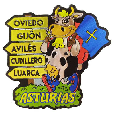 Imán metal Vaca Señales