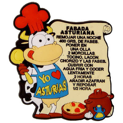 Imán goma receta fabada