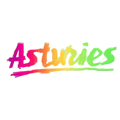 Pegatina Asturies colores