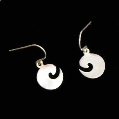 Pendientes plata colgar figura