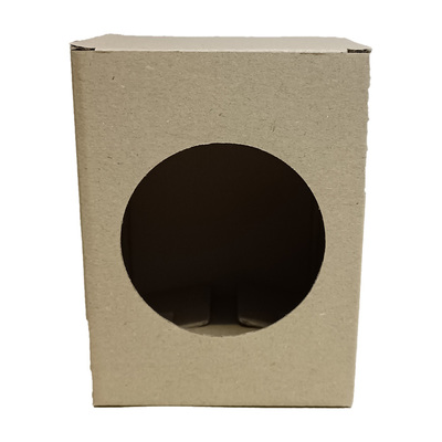 Caja presentación de vaso de sidra Kraft