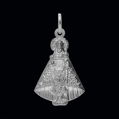 Colgante plata Virgen Covadonga 2