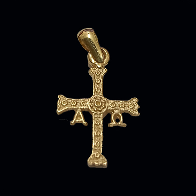 Colgante Cruz de la Victoria oro pequeña 2