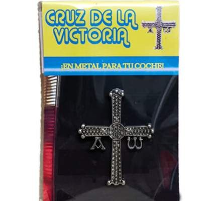 Pegatina Cruz Victoria Metal para coches