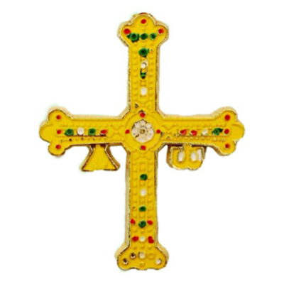Imán metal Cruz de la Victoria decorada