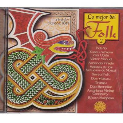 CD USADO Lo mejor del folk 2
