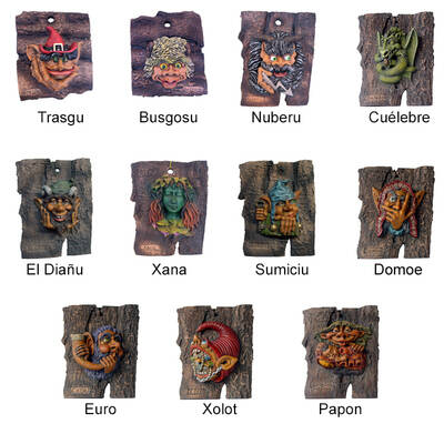 Colección completa Cortezas pequeñas mitologÃa cerámica Colección completa Cortezas pequeñas mitologÃa cerámica