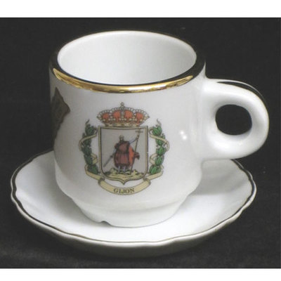  Taza de café escudo Gijon