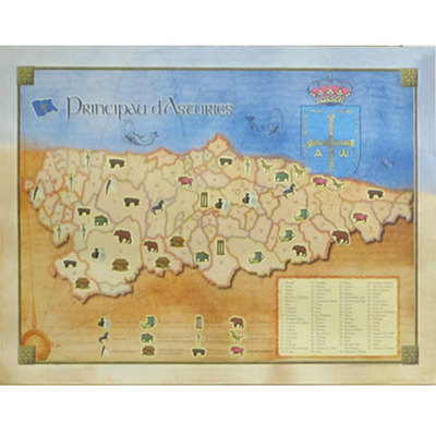Póster de los Concejos de Asturias - historia