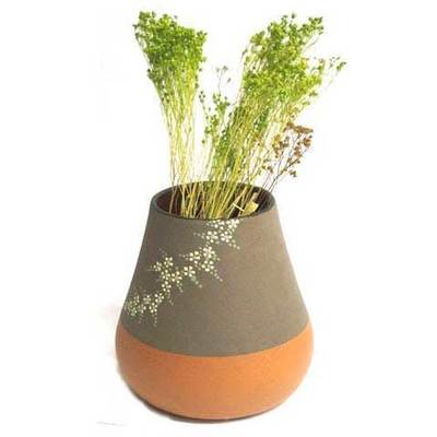  Jarrones motivos florales pequeños