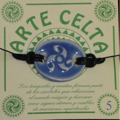  Pulseras cerámica celtas esmaltadas 