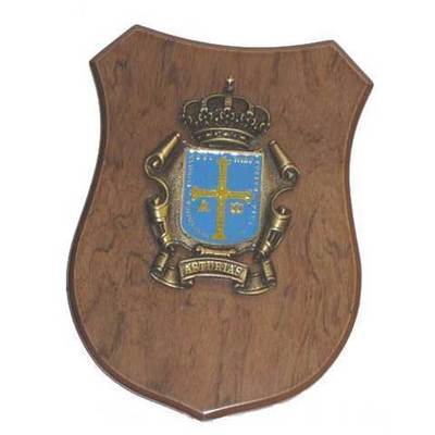 Metopa escudo Asturias colgar Metopa escudo Asturias colgar