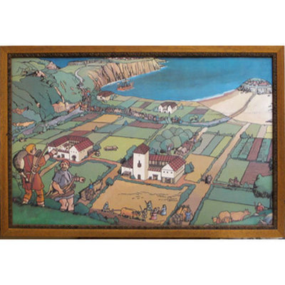  Gijón antiguo dibujo