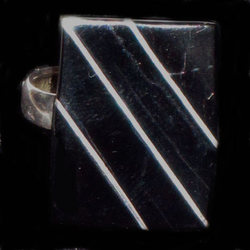  Anillos variados plata/azabache 
