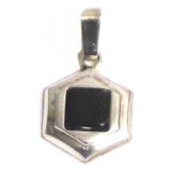  Colgantes plata/azabache diseño - pequeños 
