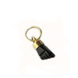  Cigua azabache/oro para bebe 