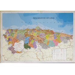  Mapa Asturias concejos  - castellano 
