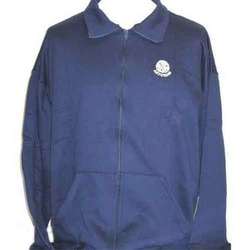  Sudadera azul con cremellera - trisquel bordado 