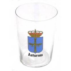 Vasos sidra calca - escudo de Asturias