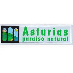 Pegatina Paraiso natural rectangular
