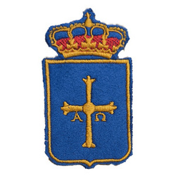 Parches tela bordados escudos