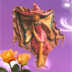 Xana mariposa cuero artesanal