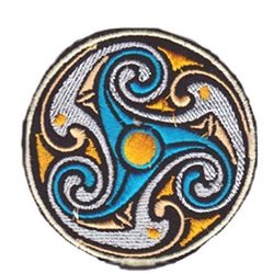 Parche de tela bordados variados