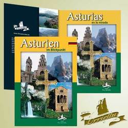 ASTURIAS en castellano y alemán ( pastas duras)