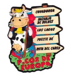  Imán goma Vaca escanciadora señales 