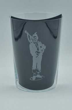 Vaso sidra motivo Gaitero